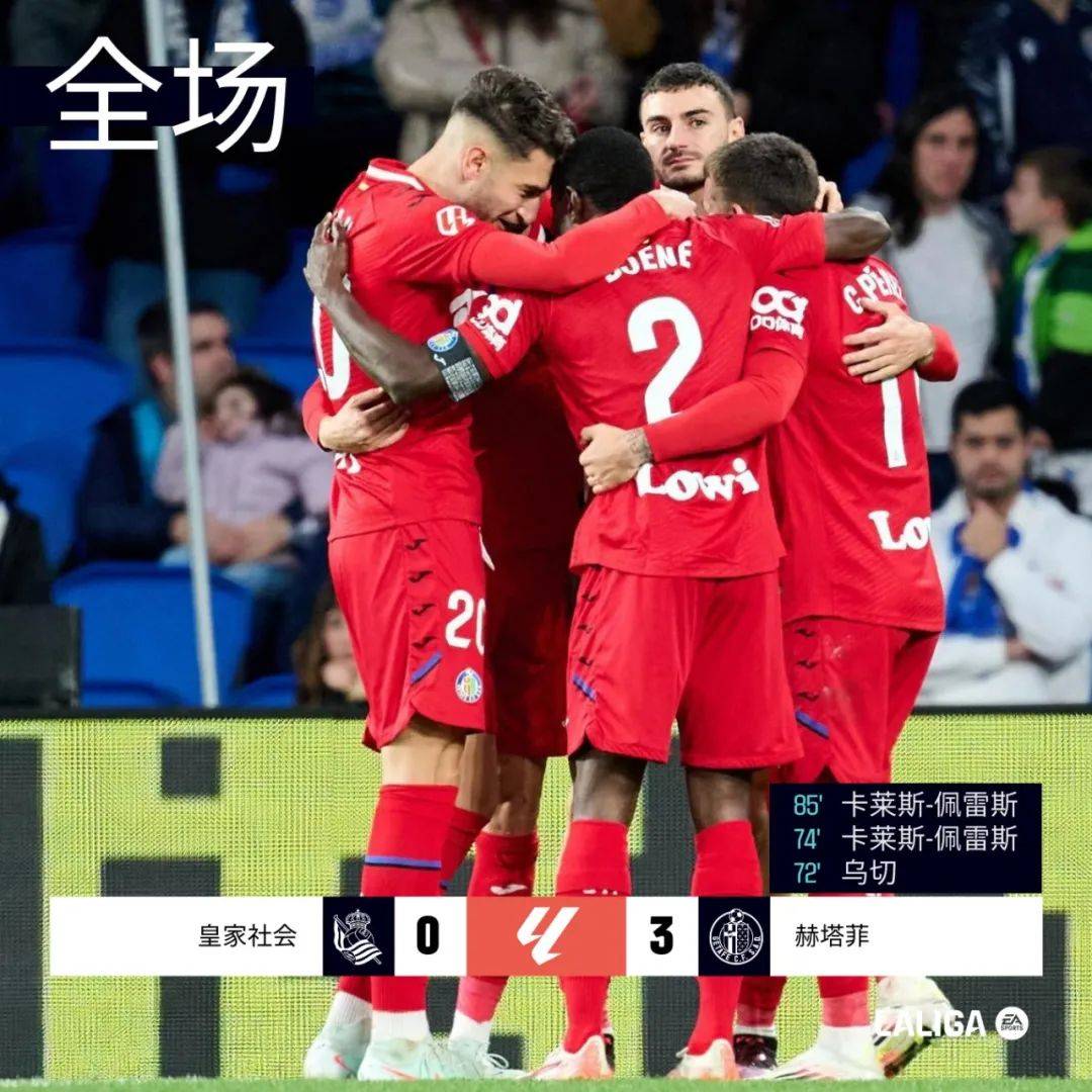 巴萨主场逆转赫塔菲，豪取四连胜