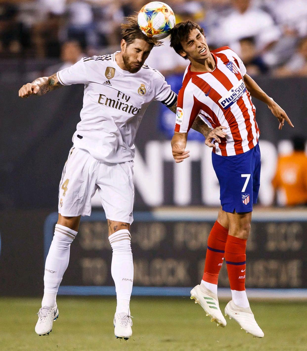 马德里德比再现激战,科克传射助马竞胜利 马德里德比再现激战,科克传射助马竞胜利