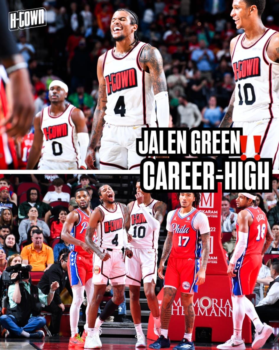 火箭力克鹈鹕获得近期第六胜